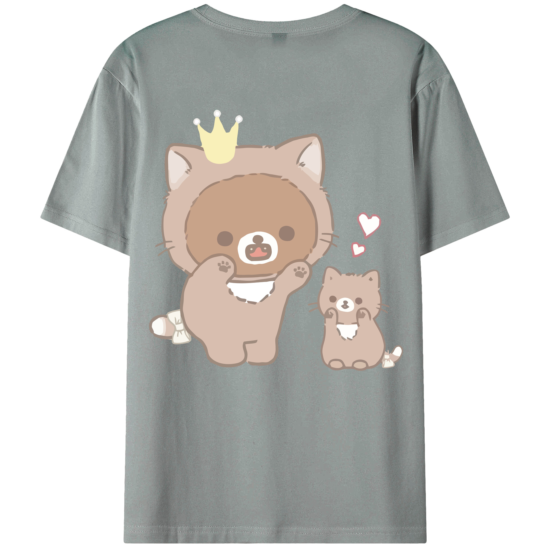 （画像用） リラックマ リラックマ キイロイトリ Rilakkuma Korilakkuma Kiiroitori 綿100％ メンズ半袖Tシャツ（バックプリント） 通気性